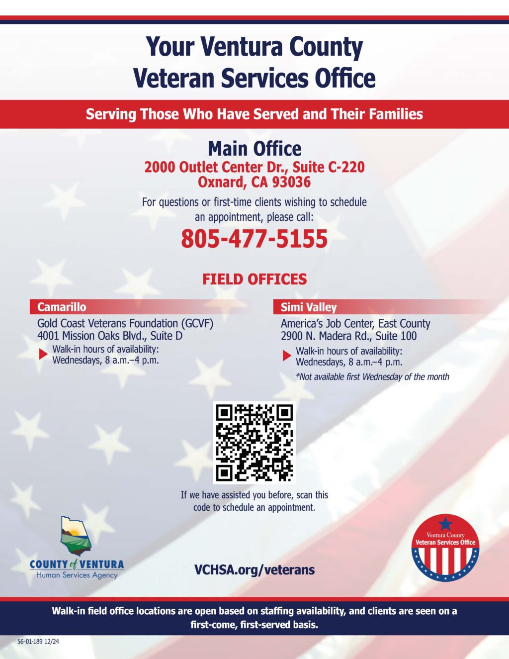 Your Ventura County Veteran Services Office